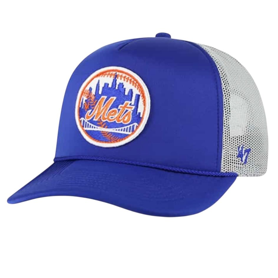 New York Mets Men’s 47 Front Foam Trucker Snapback Hat New York Mets Men’s 47 Front Foam Trucker Snapback Hat