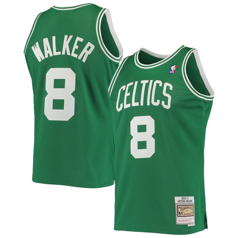 Boston Celtics Antoine Walker 2000-01 Men's Green Mitchell & Ness Swingman Jersey