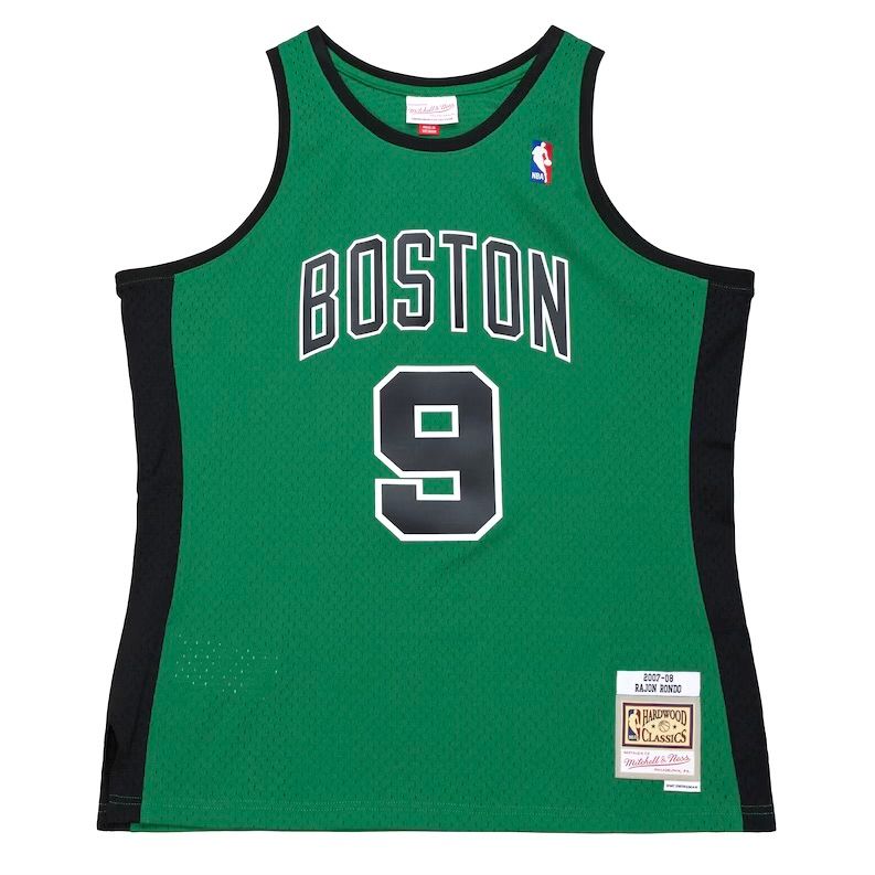 Boston Celtics Rajon Rondo 2007-08 Men's Green Mitchell & Ness Swingman Jersey