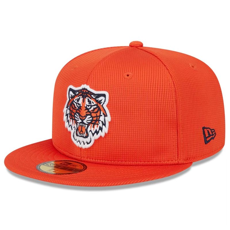 Detroit Tigers Men's Orange New Era 59Fifty Fitted Hat