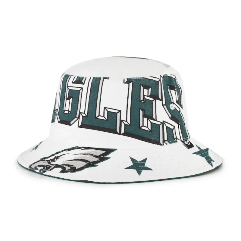 Philadelphia Eagles Adult White 47 Energize Bucket Hat Philadelphia Eagles Adult White 47 Energize Bucket Hat