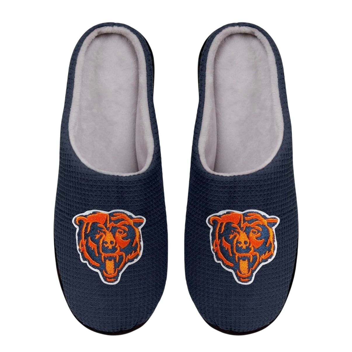Chicago Bears Men's Navy Memory Foam Slide Slippers Chicago Bears Men's Navy Memory Foam Slide Slippers