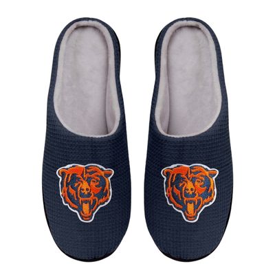 Chicago Bears Men's Navy Memory Foam Slide Slippers Chicago Bears Men's Navy Memory Foam Slide Slippers