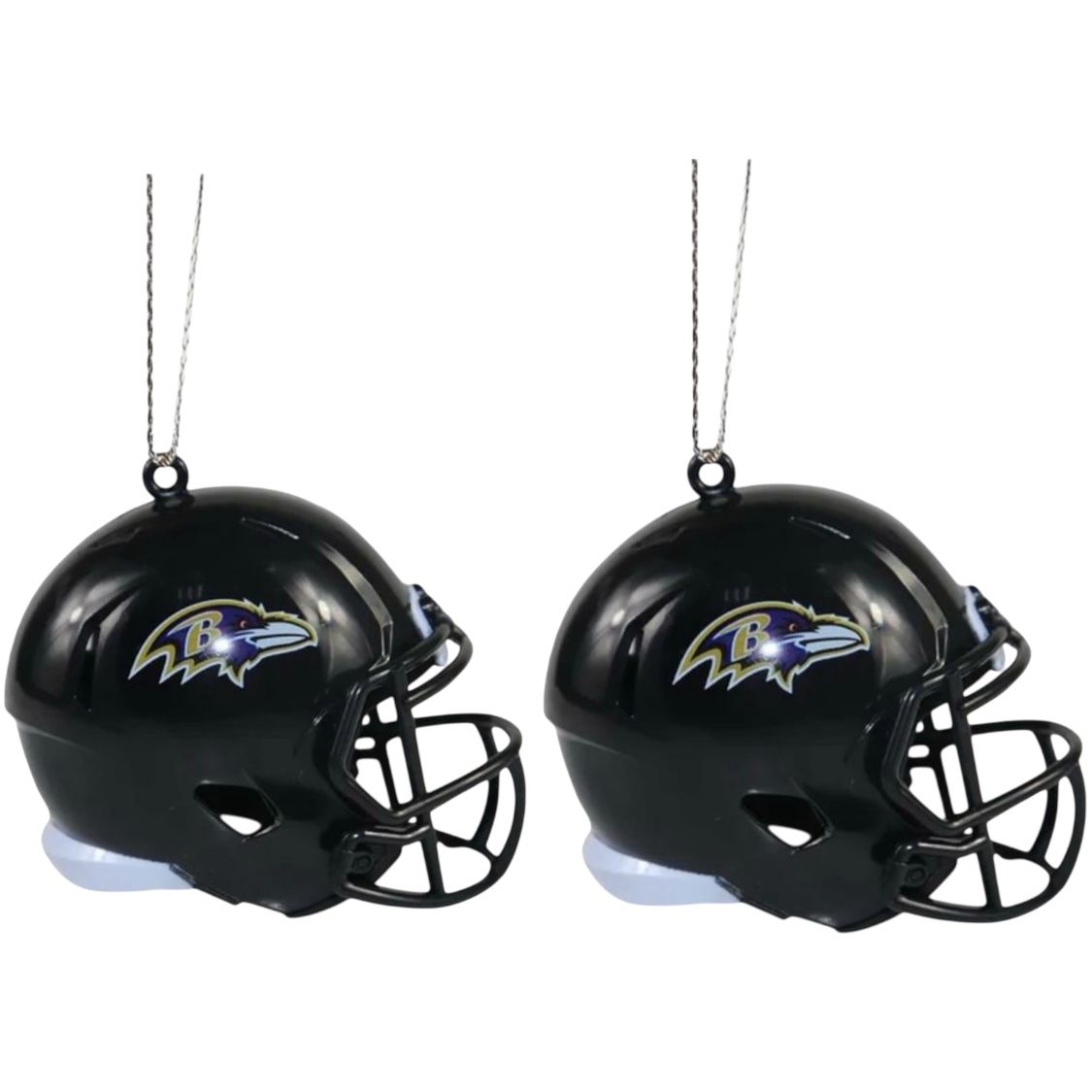 Baltimore Ravens Team Helmet Christmas Ornament Set Baltimore Ravens Team Helmet Christmas Ornament Set