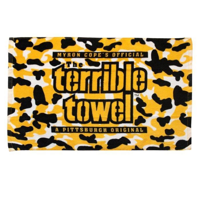 Pittsburgh Steelers Official Camo Terrible Towel Pittsburgh Steelers Official Camo Terrible Towel