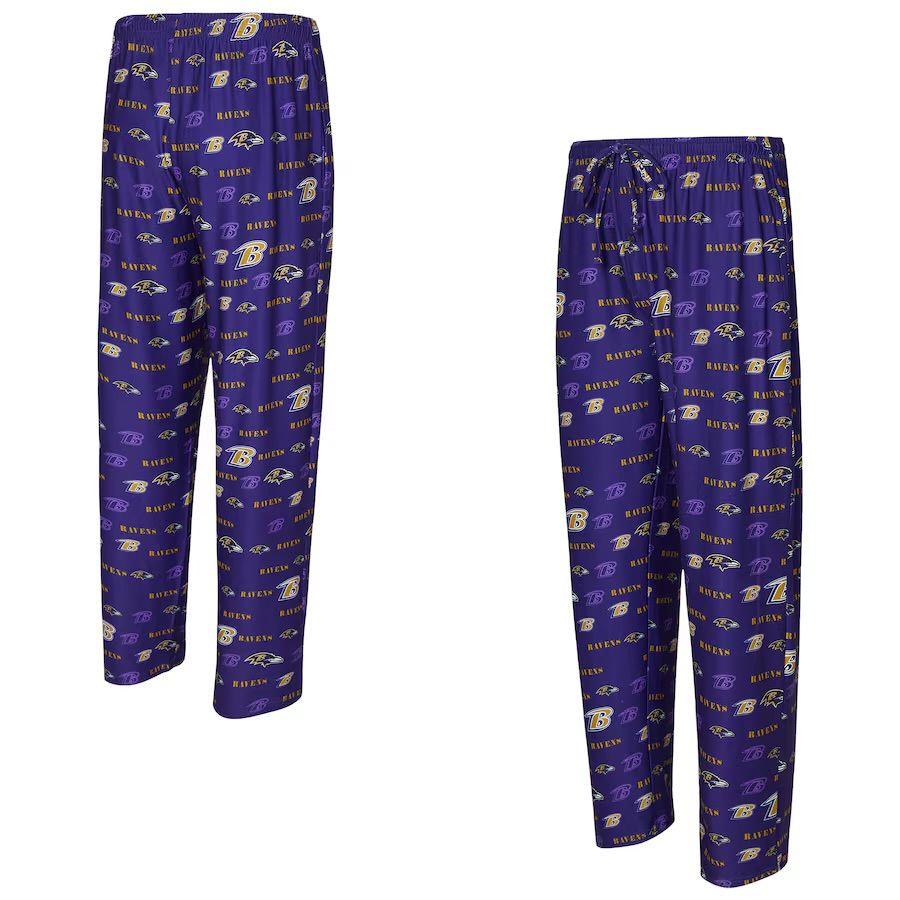 Baltimore Ravens Men's Concepts Sport Mosaic Pajama Pants Baltimore Ravens Men's Concepts Sport Mosaic Pajama Pants