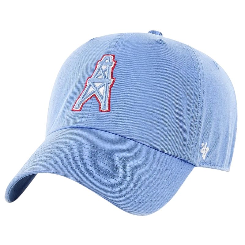 Houston Oilers Men’s 47 Brand Clean Up Adjustable Hat