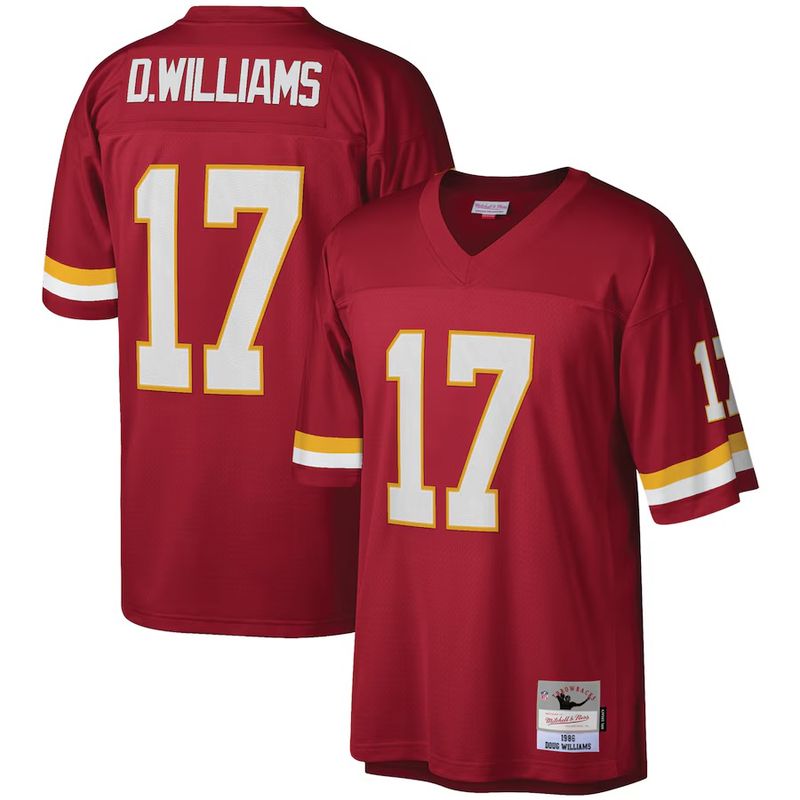 Washington Commanders Doug Williams 1987 Burgundy Mitchell & Ness Men's Legacy Jersey Washington Commanders Doug Williams 1987 Burgundy Mitchell & Ness Men's Legacy Jersey