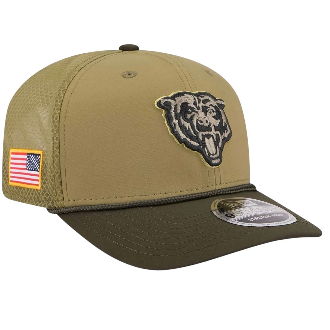 Chicago Bears Men's Green New Era Salute to Service 9SEVENTY Adjustable Hat Chicago Bears Men's Green New Era Salute to Service 9SEVENTY Adjustable Hat