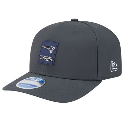 New England Patriots Men's Charcoal New Era Sideline Cold Weather 9SEVENTY Adjustable Hat