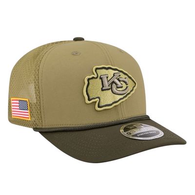 Kansas City Chiefs Men's Green New Era Salute to Service 9SEVENTY Adjustable Hat Kansas City Chiefs Men's Green New Era Salute to Service 9SEVENTY Adjustable Hat