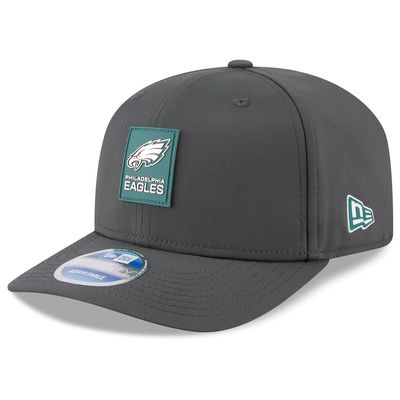 Philadelphia Eagles Men's Charcoal New Era Sideline Cold Weather 9SEVENTY Adjustable Hat