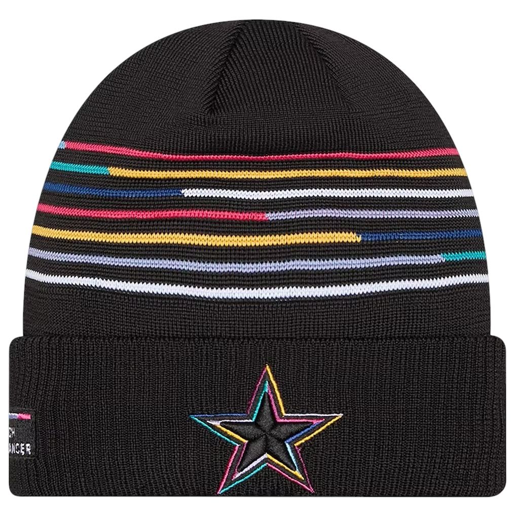 Dallas Cowboys Men’s Black NFL Crucial Catch Cuffed Knit Hat Dallas Cowboys Men’s Black NFL Crucial Catch Cuffed Knit Hat