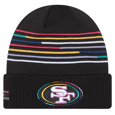 San Francisco 49ers Men’s Black NFL Crucial Catch Cuffed Knit Hat San Francisco 49ers Men’s Black NFL Crucial Catch Cuffed Knit Hat