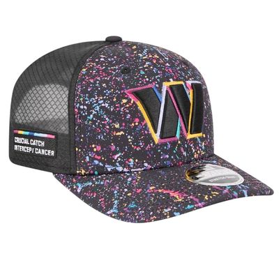 Washington Commanders Men’s Black New Era NFL Crucial Catch 9SEVENTY Adjustable Hat Washington Commanders Men’s Black New Era NFL Crucial Catch 9SEVENTY Adjustable Hat