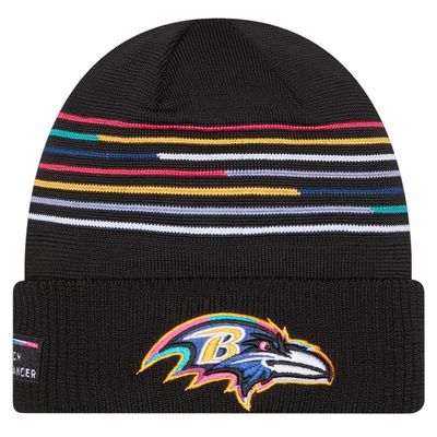 Baltimore Ravens Men’s Black NFL Crucial Catch Cuffed Knit Hat Baltimore Ravens Men’s Black NFL Crucial Catch Cuffed Knit Hat