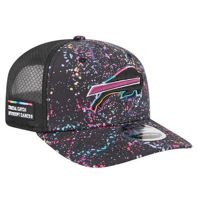 Buffalo Bills Men’s Black New Era 2025 NFL Crucial Catch 9SEVENTY Adjustable Hat