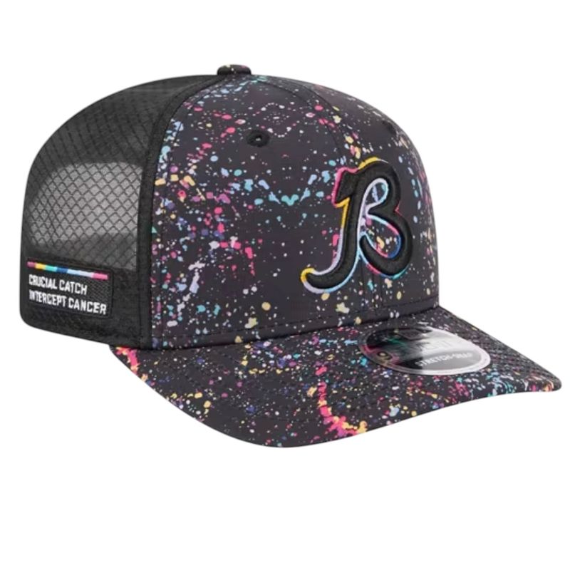 Chicago Bears Men’s Black New Era NFL Crucial Catch 9SEVENTY Adjustable Hat