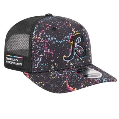 Chicago Bears Men’s Black New Era NFL Crucial Catch 9SEVENTY Adjustable Hat