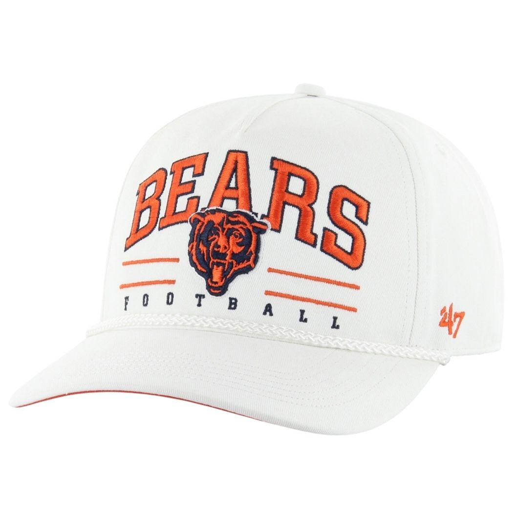 Chicago Bears Men’s White Roscoe 47 Hitch Snapback Hat