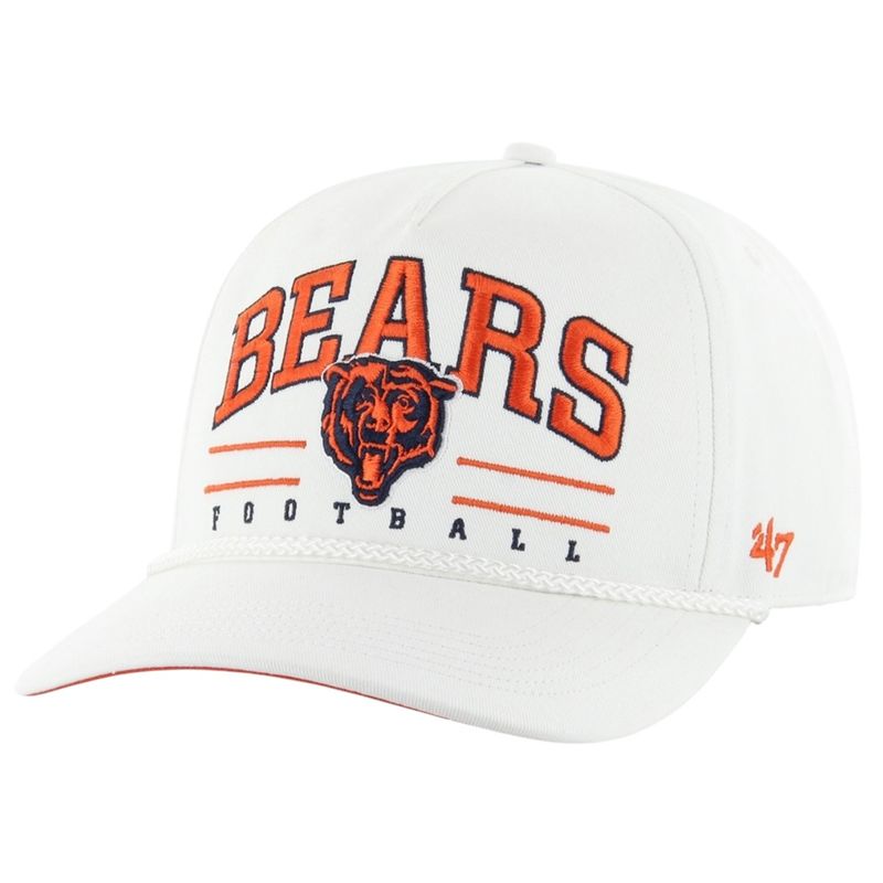 Chicago Bears Men’s White Roscoe 47 Hitch Snapback Hat