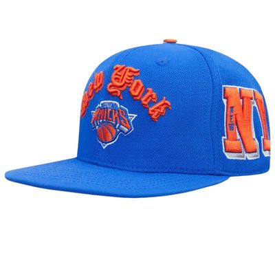 New York Knicks Men’s Blue Pro Standard Snapback Hat New York Knicks Men’s Blue Pro Standard Snapback Hat