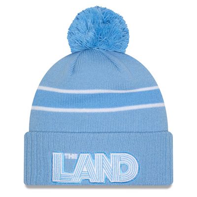 Cleveland Cavaliers Men's The Land New Era Cuffed Pom Knit Hat Cleveland Cavaliers Men's The Land New Era Cuffed Pom Knit Hat