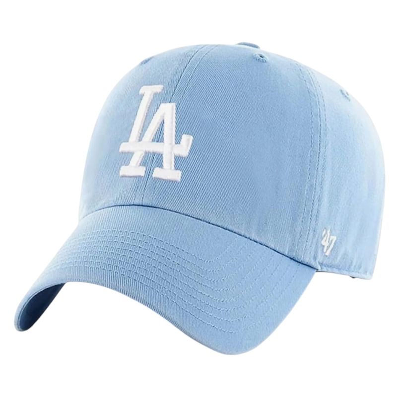 Los Angeles Dodgers Men's Columbia Blue 47 Brand Clean Up Adjustable Hat