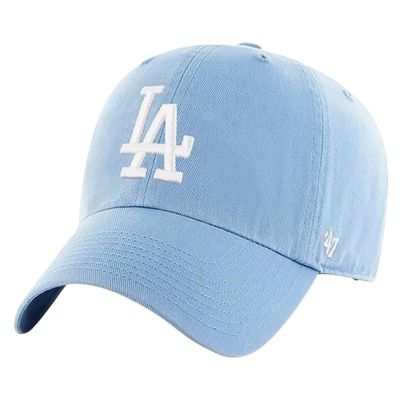 Los Angeles Dodgers Men's Columbia Blue 47 Brand Clean Up Adjustable Hat
