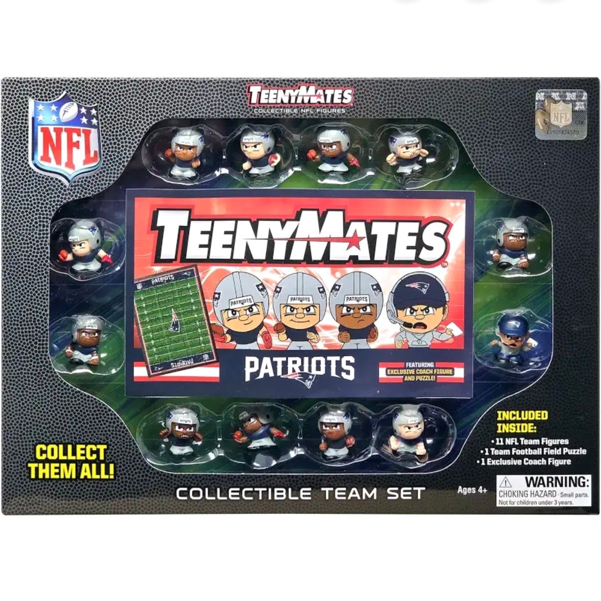 New England Patriots TeenyMates Team Figurine Set New England Patriots TeenyMates Team Figurine Set