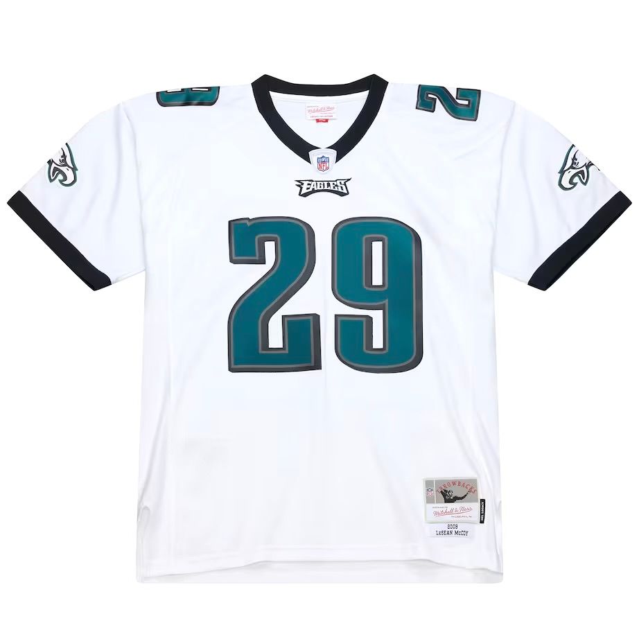 Philadelphia Eagles LeSean McCoy 2009 Men's White Mitchell & Ness Legacy Jersey
