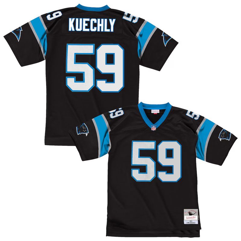 Carolina Panthers Luke Kuechly 1996 Black Men's Mitchell & Ness Legacy Jersey