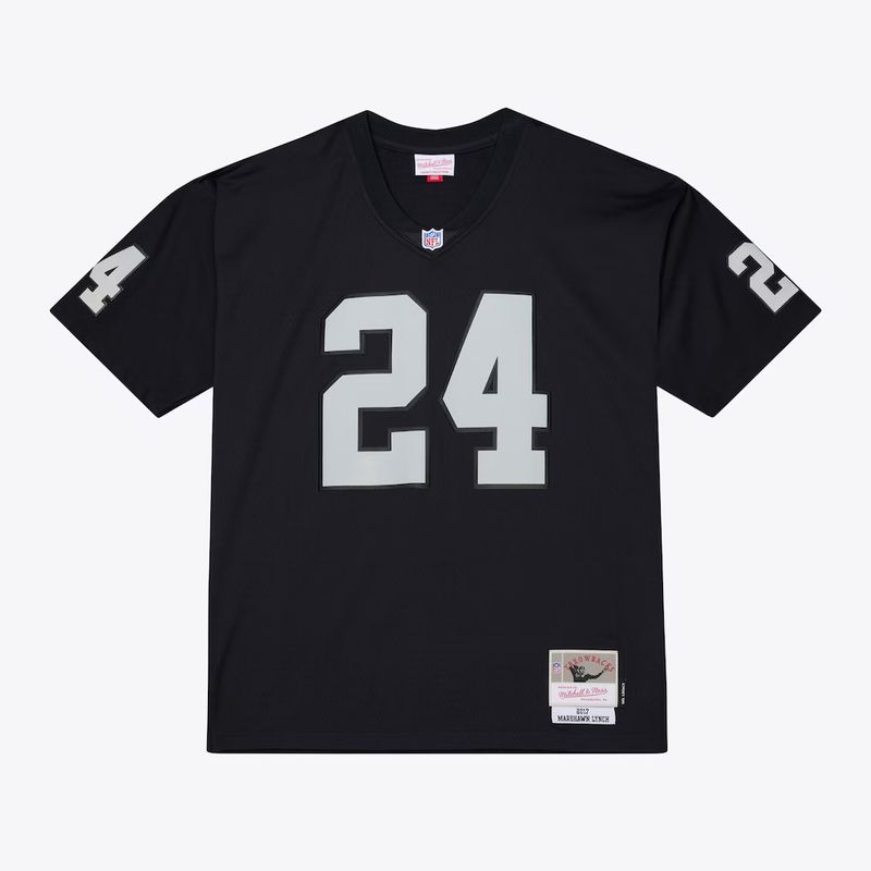 Las Vegas Raiders Marshawn Lynch 2017 Black Mitchell & Ness Men's Legacy Jersey