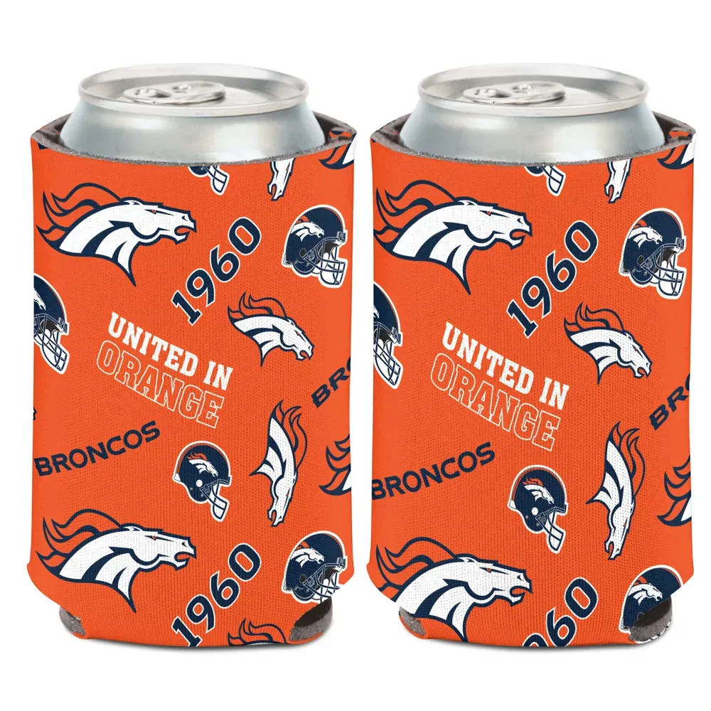 Denver Broncos United 12 Ounce Can Cooler Koozie