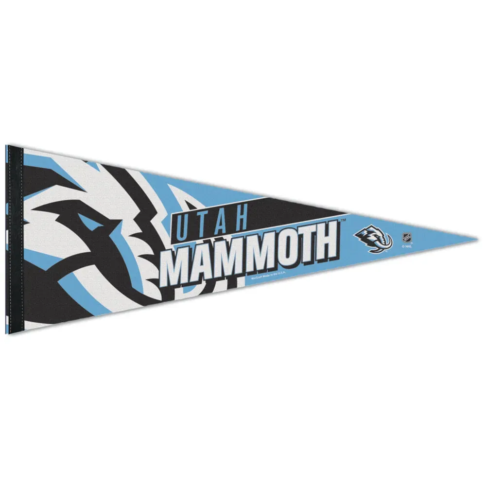 Utah Mammoth 12" x 30" Premium Pennant