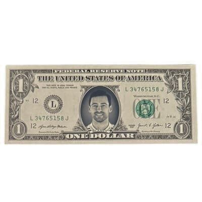 Ryan Blaney Famous Face Dollar Bill Ryan Blaney Famous Face Dollar Bill