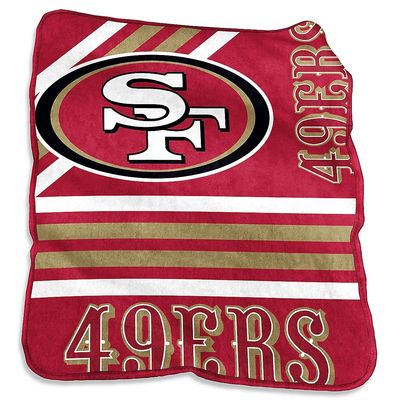 San Francisco 49ers 50 San Francisco 49ers 50" x 60" Plush Raschel Throw Blanket