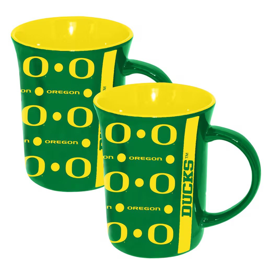 Oregon Ducks 15oz Line Up Coffee Mug Oregon Ducks 15oz Line Up Coffee Mug
