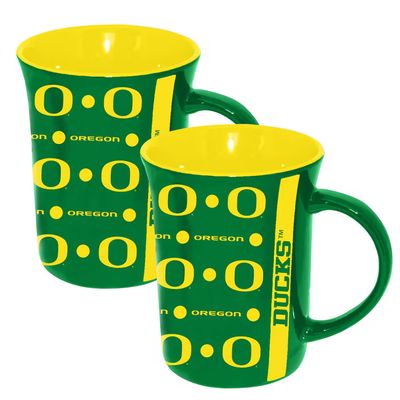 Oregon Ducks 15oz Line Up Coffee Mug Oregon Ducks 15oz Line Up Coffee Mug
