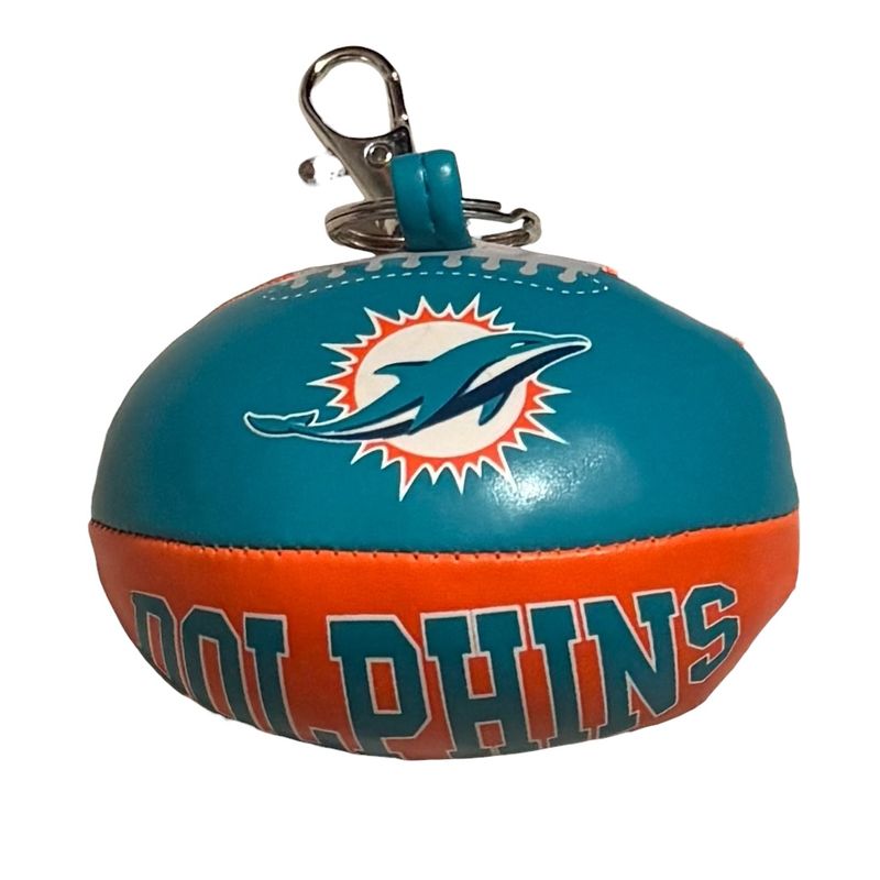 Miami Dolphins Softee Football Keychain Miami Dolphins Softee Football Keychain