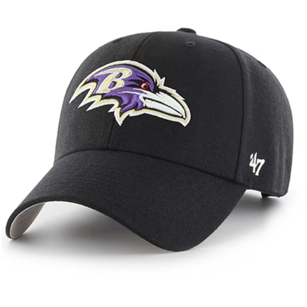 Baltimore Ravens Men's Black 47 MVP Adjustable Hat Baltimore Ravens Men's Black 47 MVP Adjustable Hat
