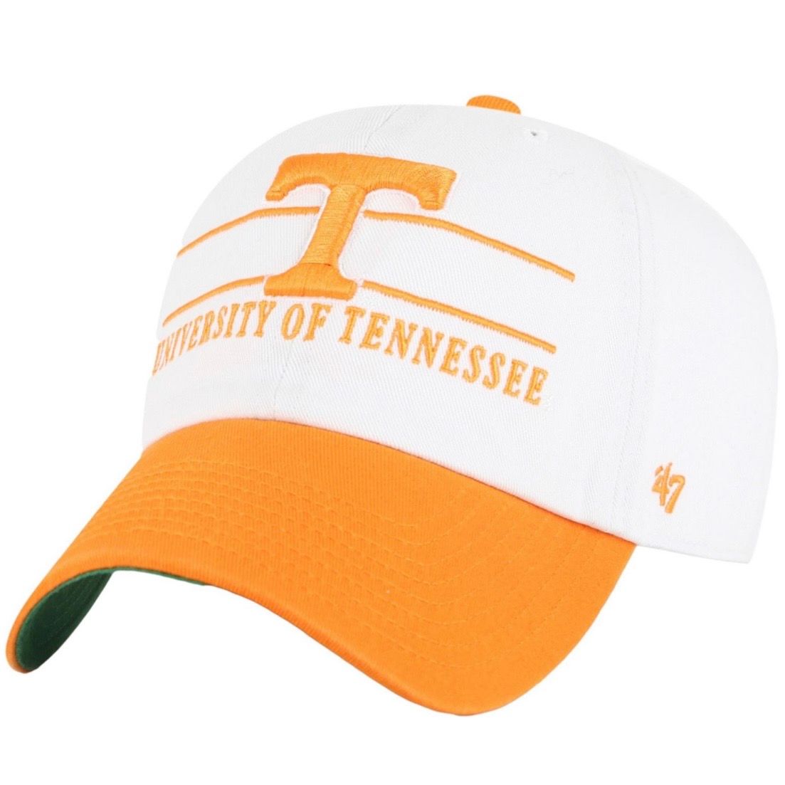 Tennessee Volunteers Men’s White Double Header 47 Brand Clean Up Adjustable Hat Tennessee Volunteers Men’s White Double Header 47 Brand Clean Up Adjustable Hat