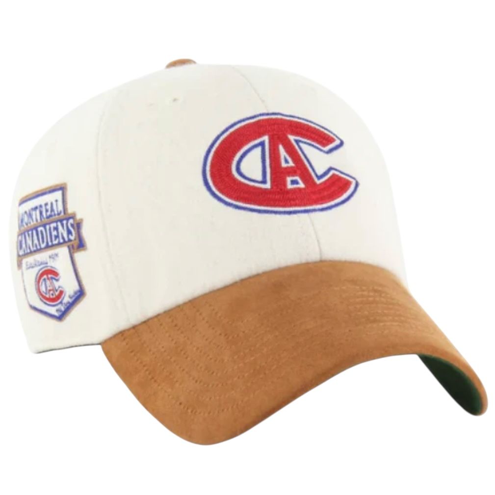 Montreal Canadiens Men's Vintage Natural Rafter 47 Brand Clean Up Adjustable Hat Montreal Canadiens Men's Vintage Natural Rafter 47 Brand Clean Up Adjustable Hat