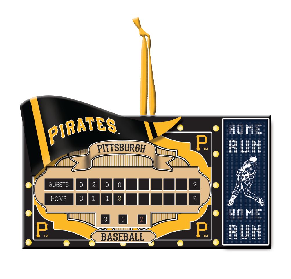Pittsburgh Pirates Scoreboard Ornament Pittsburgh Pirates Scoreboard Ornament