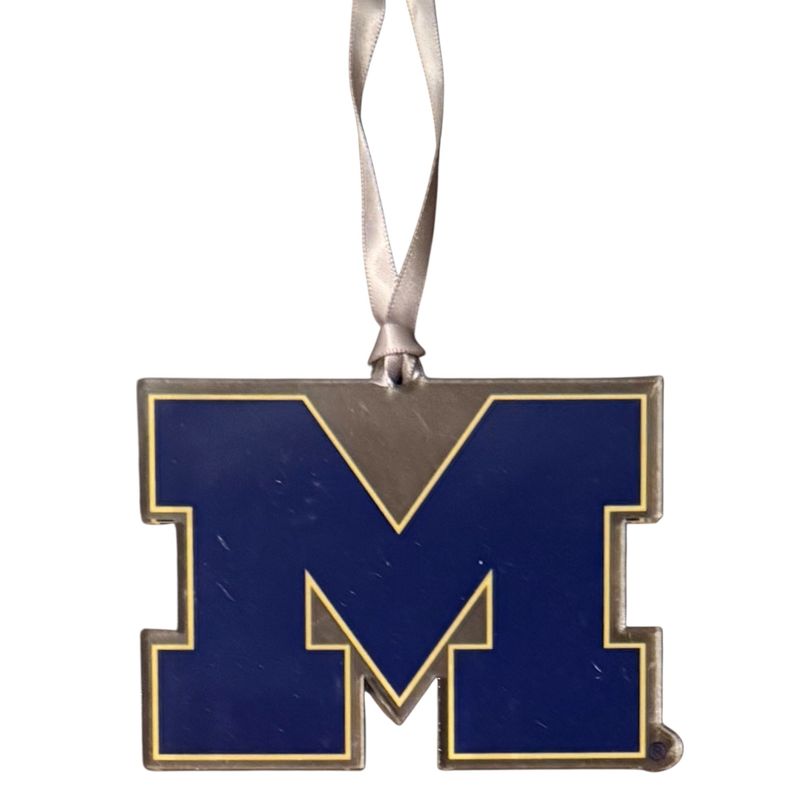 Michigan Wolverines Acrylic Logo Ornament