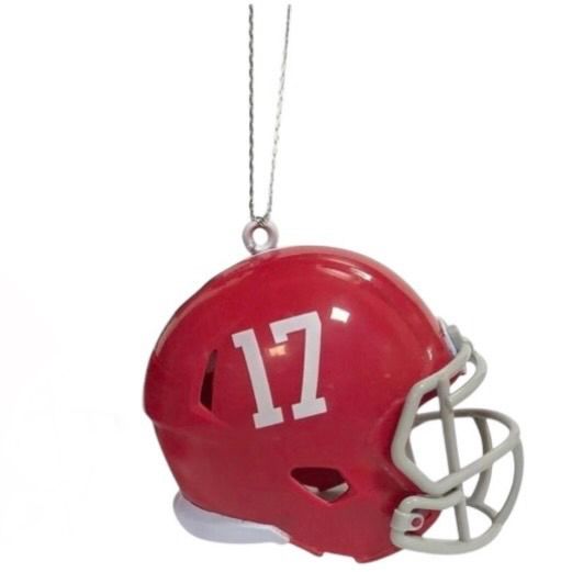 Alabama Crimson Tide Team Helmet Christmas Ornament