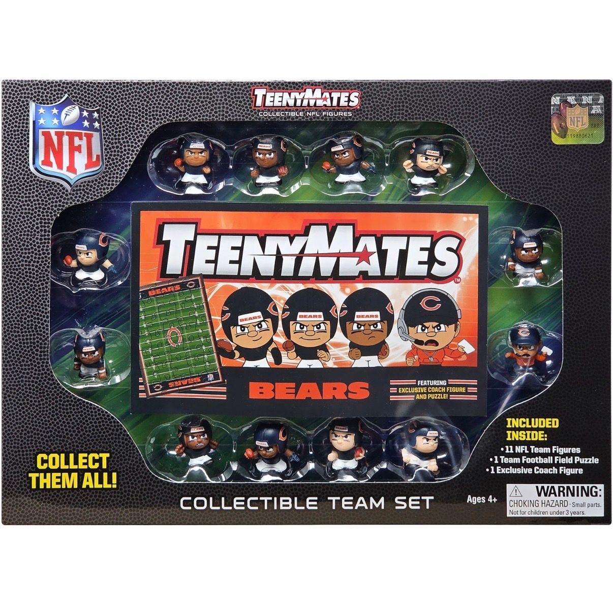 Chicago Bears TeenyMates Team Figurine Set