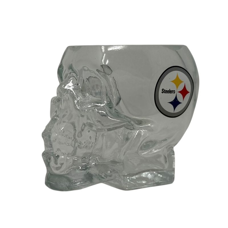 Pittsburgh Steelers 2 Ounce Skull Shot Glass Pittsburgh Steelers 2 Ounce Skull Shot Glass