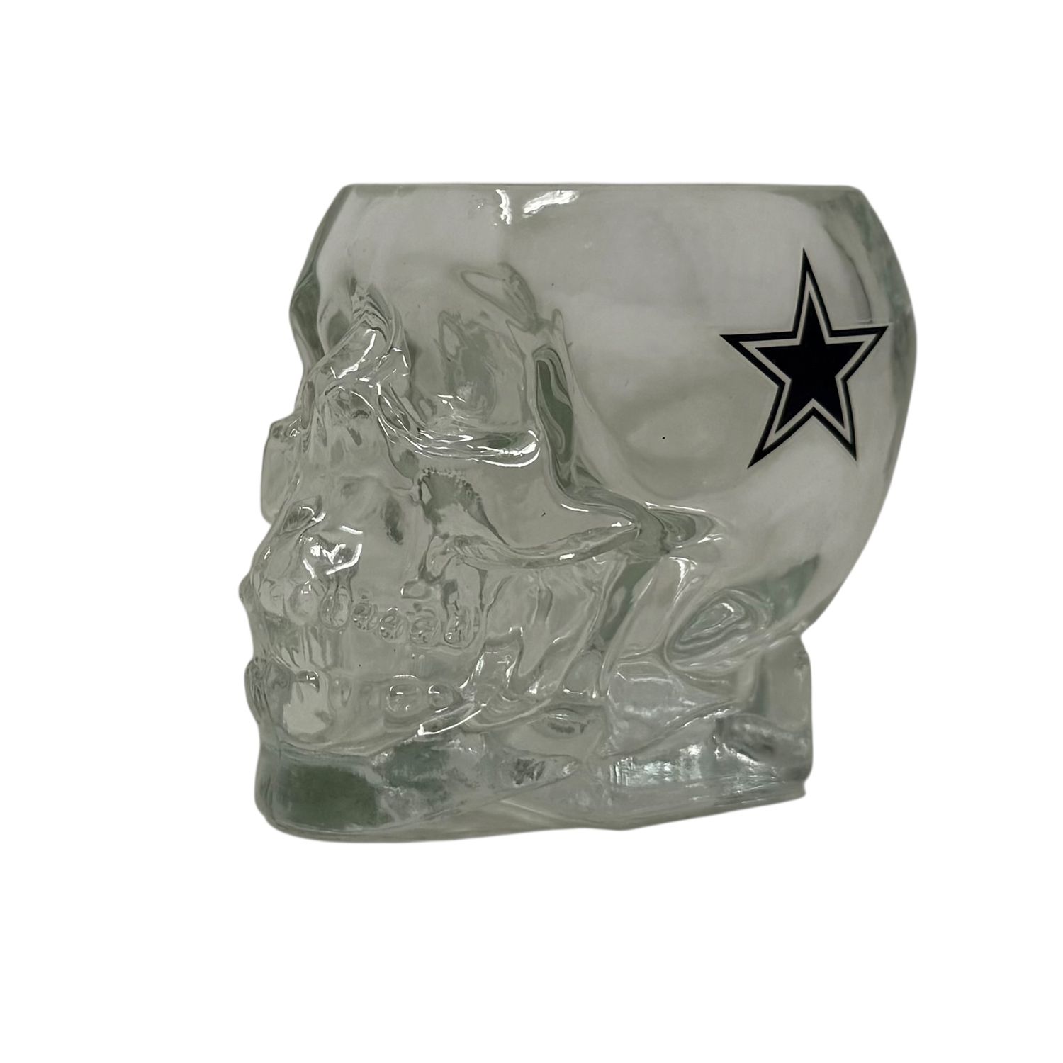 Dallas Cowboys 2 Ounce Skull Shot Glass Dallas Cowboys 2 Ounce Skull Shot Glass