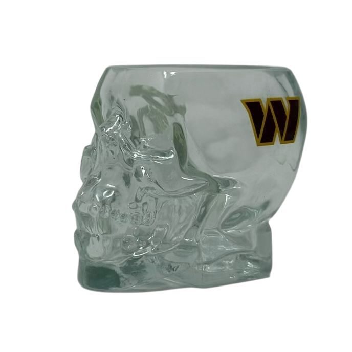 Washington Commanders 2 Ounce Skull Shot Glass